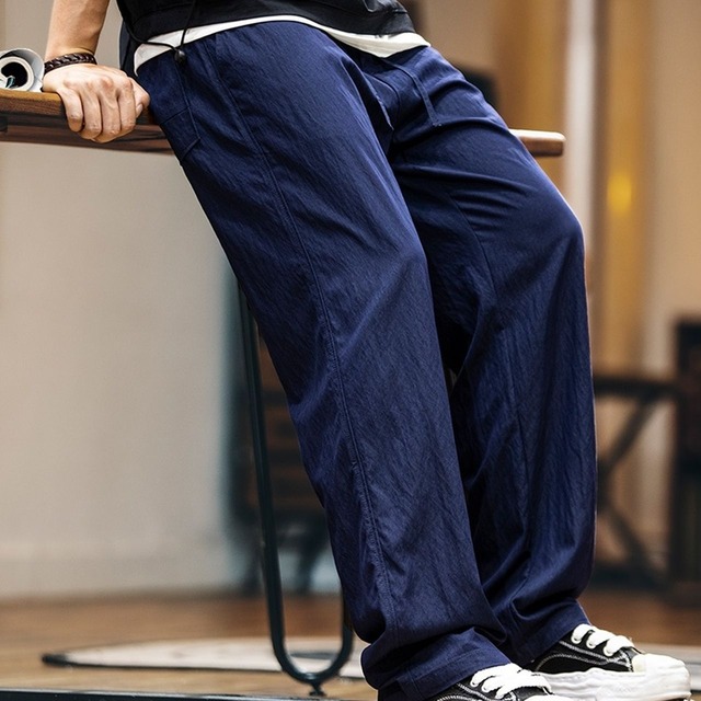 ドレープストレートカジュアルパンツ 225244