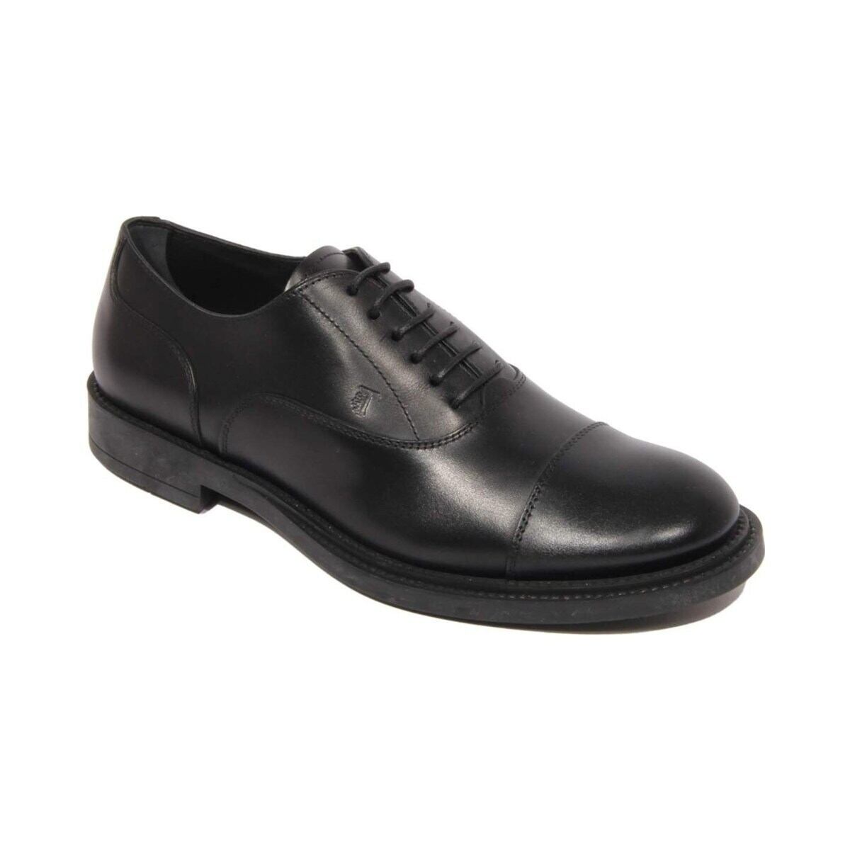 TOD'S トッズ メンズ レースアップシューズ レザー ブラック