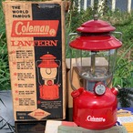 【未使用品】Coleman コールマン 200A ガソリンランタン 1963/10 チェリー マルーン