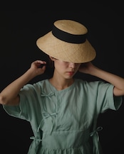 【Joëlle】Bao bell hat/バオベルハット(コットンシルクリボン)