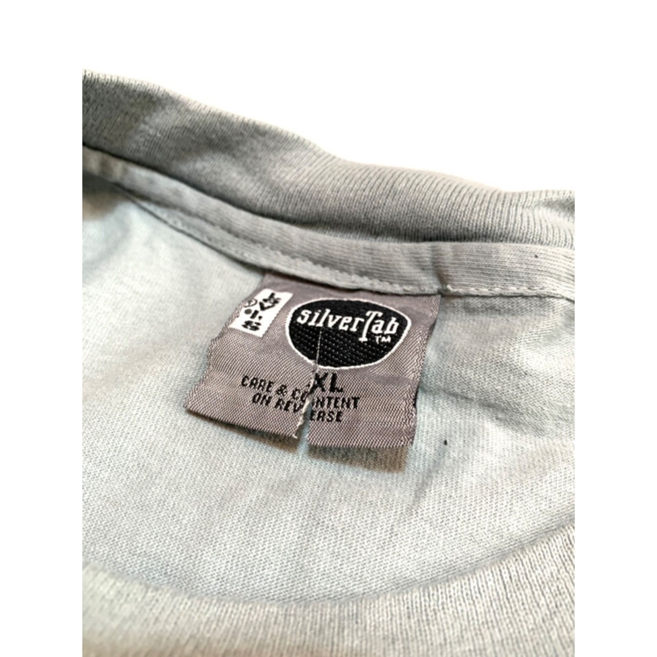 90s "DEAD STOCK" Silver Tab Tee MADE IN USA  Size XL_5