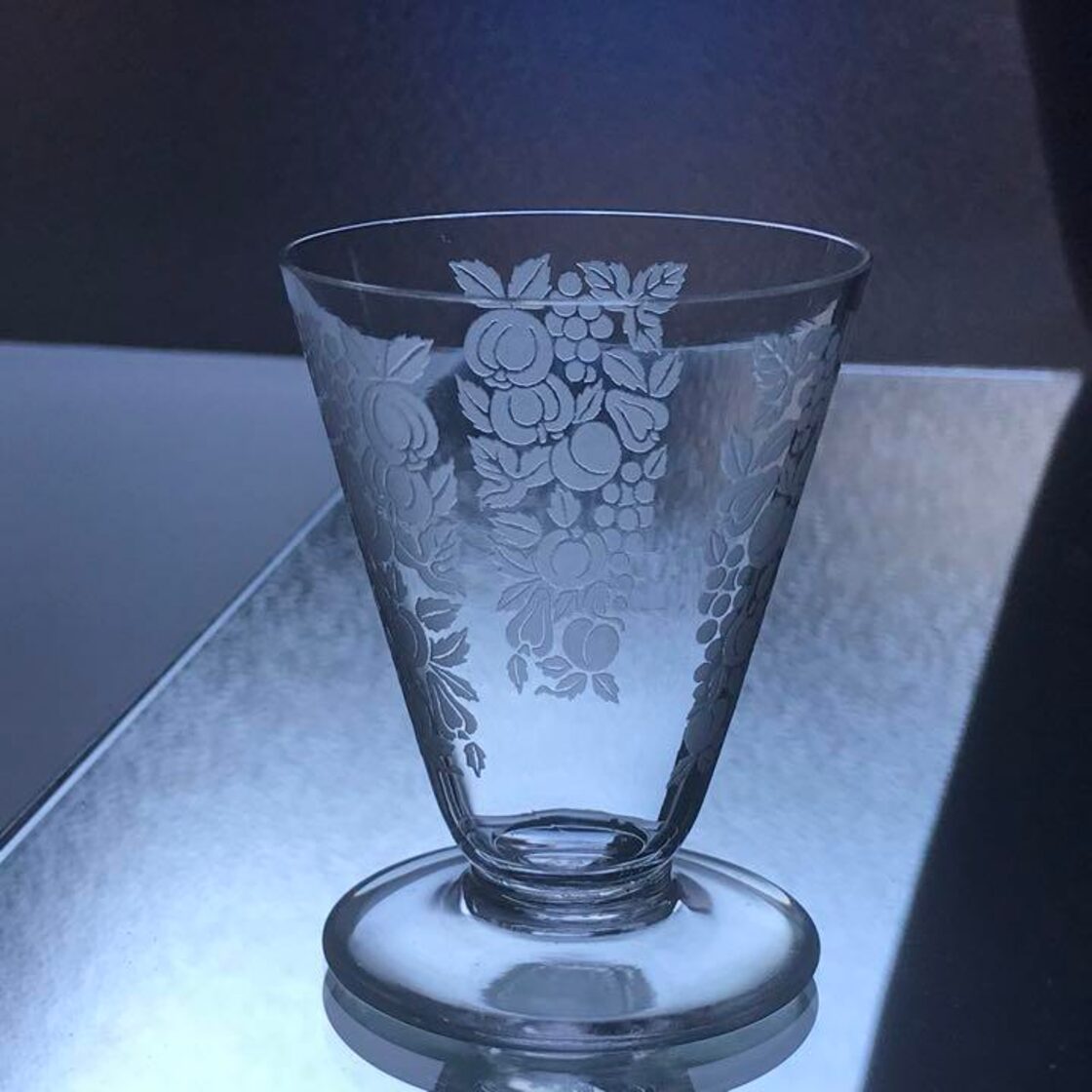 可愛いオールドバカラBACCARATアペリティフグラス☆果物でぎっしり飾 
