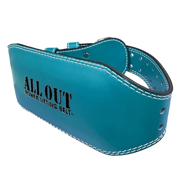 ALLOUT 【横川尚隆選手愛用】 本革トレーニングベルト パワーベルト 筋
