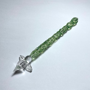 Royal glass pen シルバーグリーン