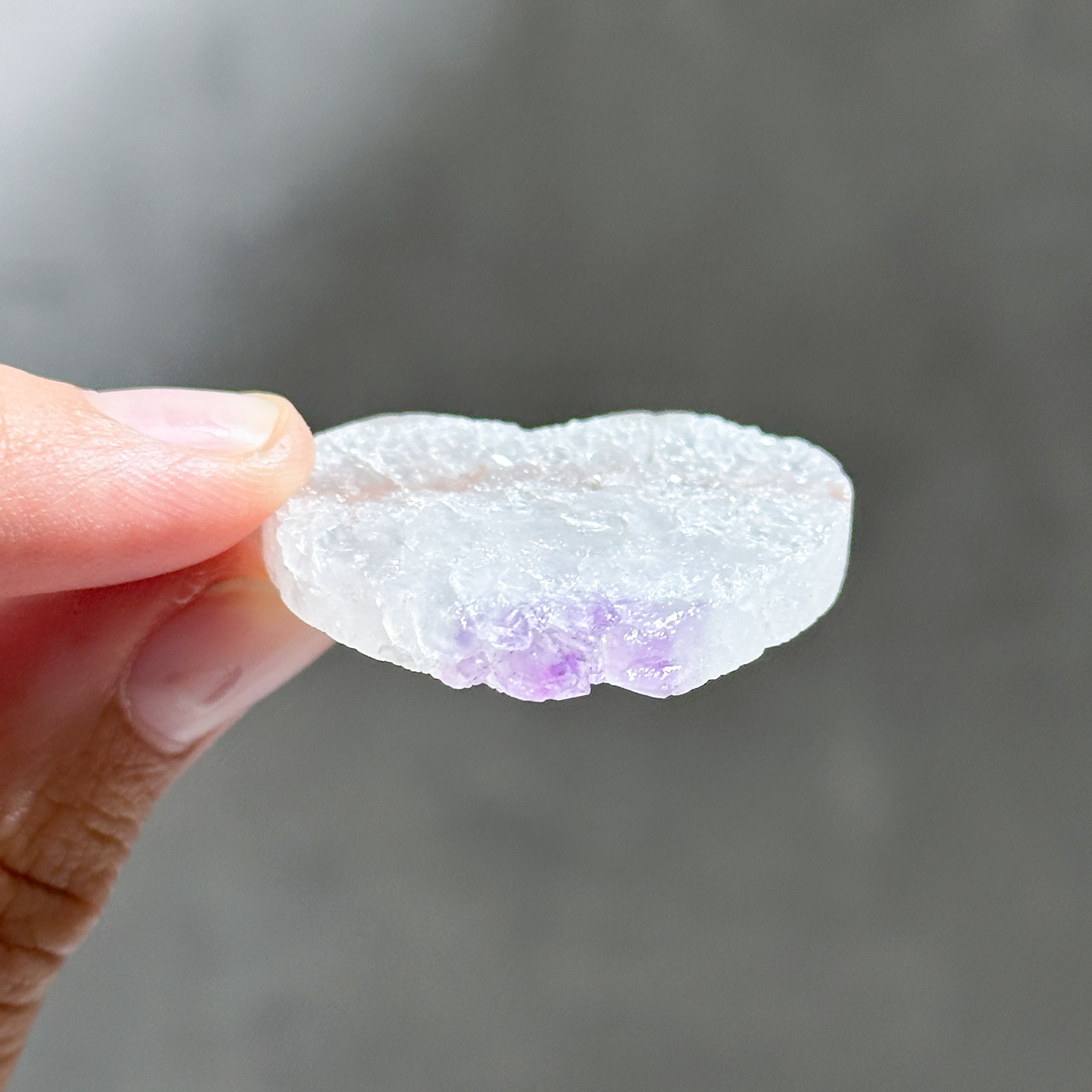 SALE アメジスト　ハート アゲート×アメジスト ハート92◇ Agate× Amethyst ◇天然石・鉱物