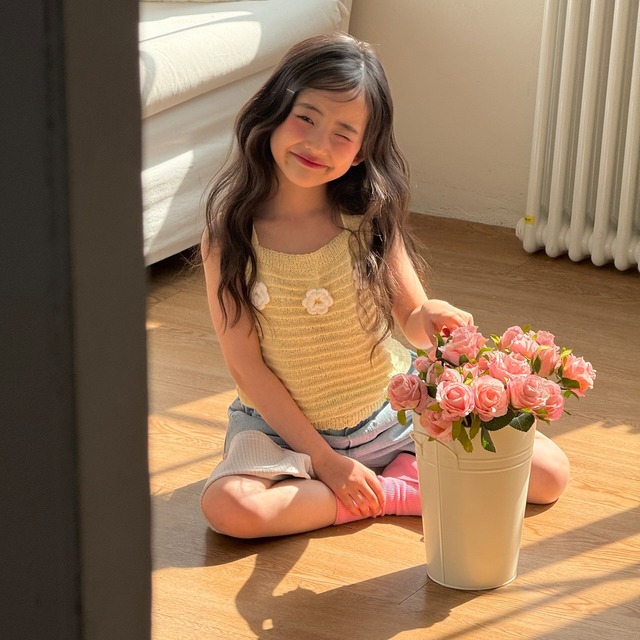 【5/12〆予約】<ninibello>  Daisy pop knit