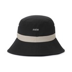 ANEW WOMEN Unbalanced wide brim bucket hat [サイズ: F (AGDUWCP42BKF)] [カラー: BLACK]