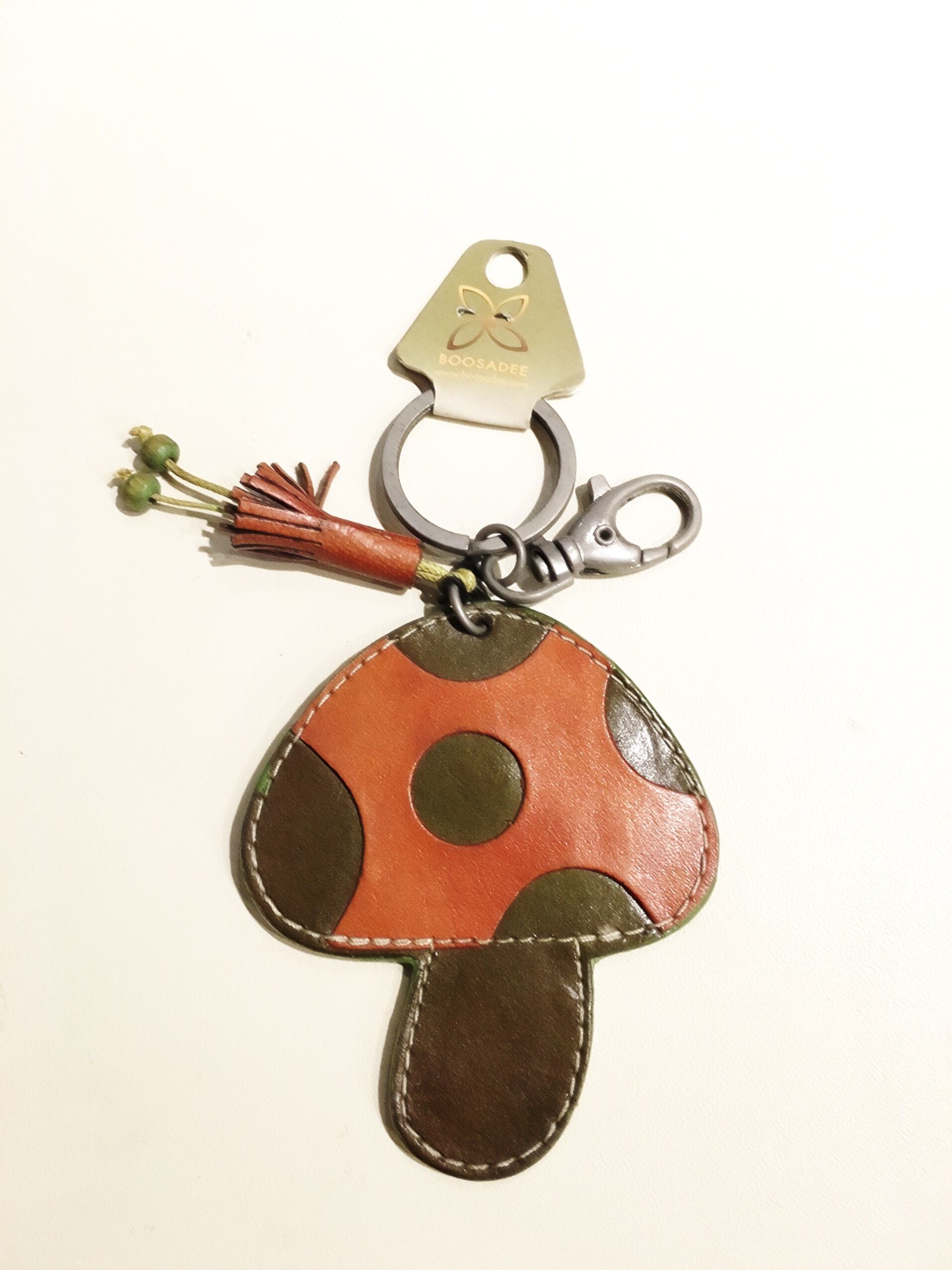 きのこ キーホルダー 革 キノコ アジアン雑貨 アジアン雑貨 Asian Mrk