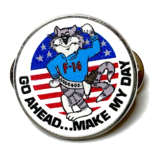 ミリタリー TOM CAT ピンバッジ ピンバッチ トップガン P13539