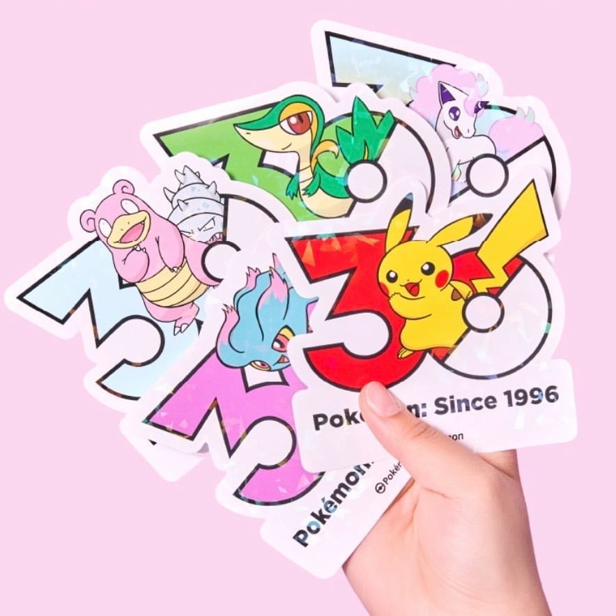 4枚セット】韓国限定 ポケモン ドット絵 3Dシール ステッカー | Nnm