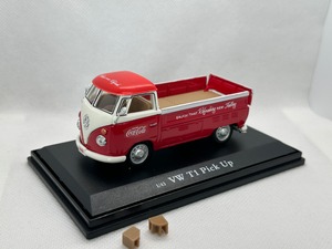 【モーターシティ】1/43 フォルクスワーゲン T1 ピックアップ 1962 コカ・コーラ 買取品