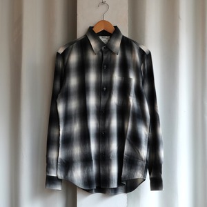 agnes b. HOMME MADE IN FRANCE OMBRE CHECK SHIRT