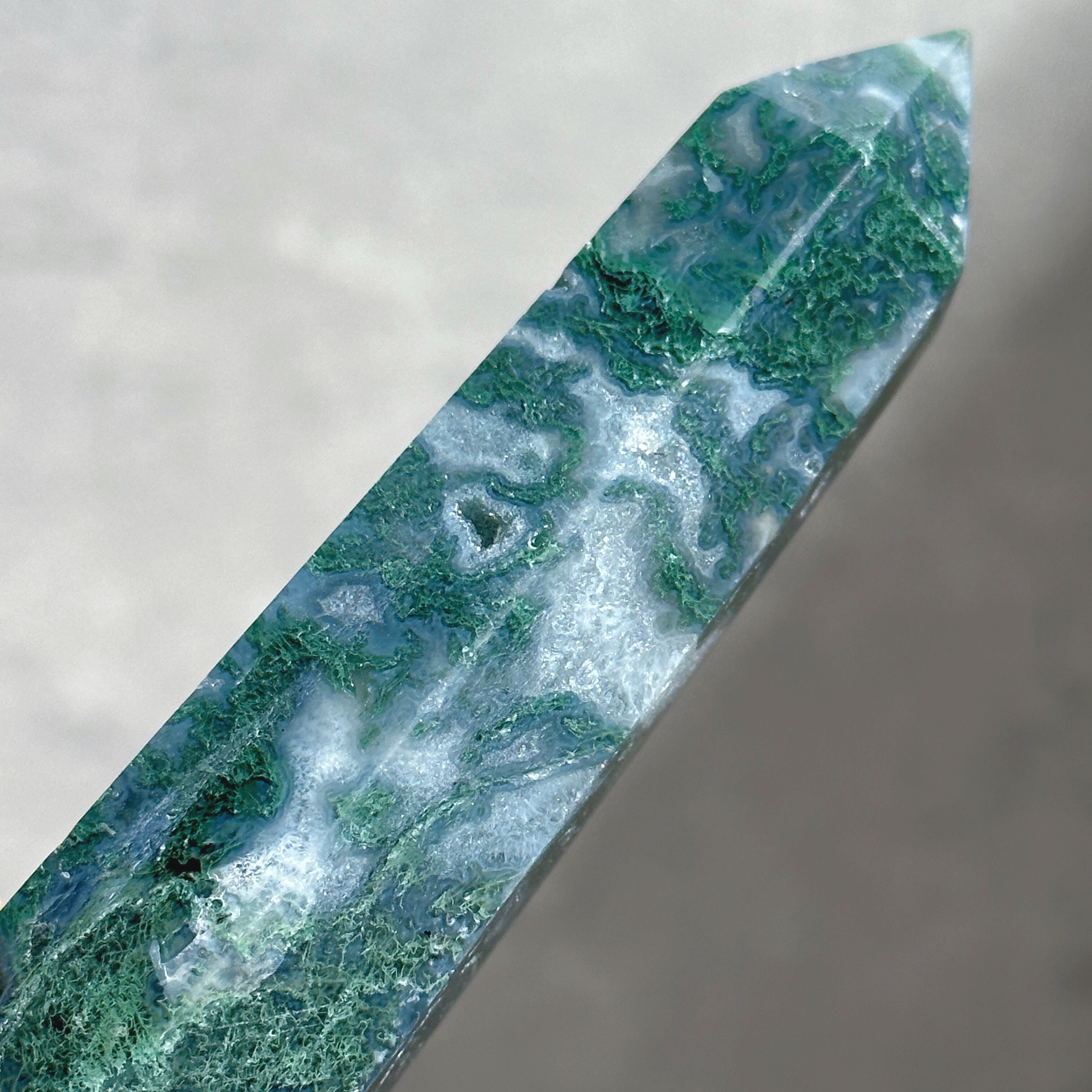 モスアゲート タワー13◇ Moss Agate ◇天然石・鉱物・パワーストーン