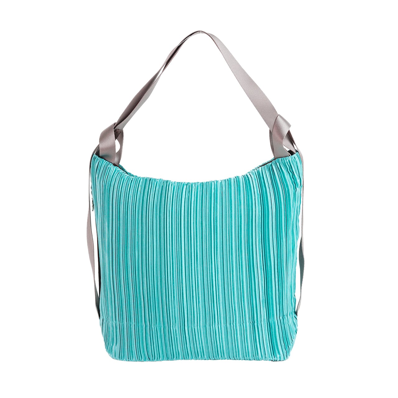 カラフルプリーツ2WAYリュック&トートバッグ(DSP-895)#167ピーコックグリーン