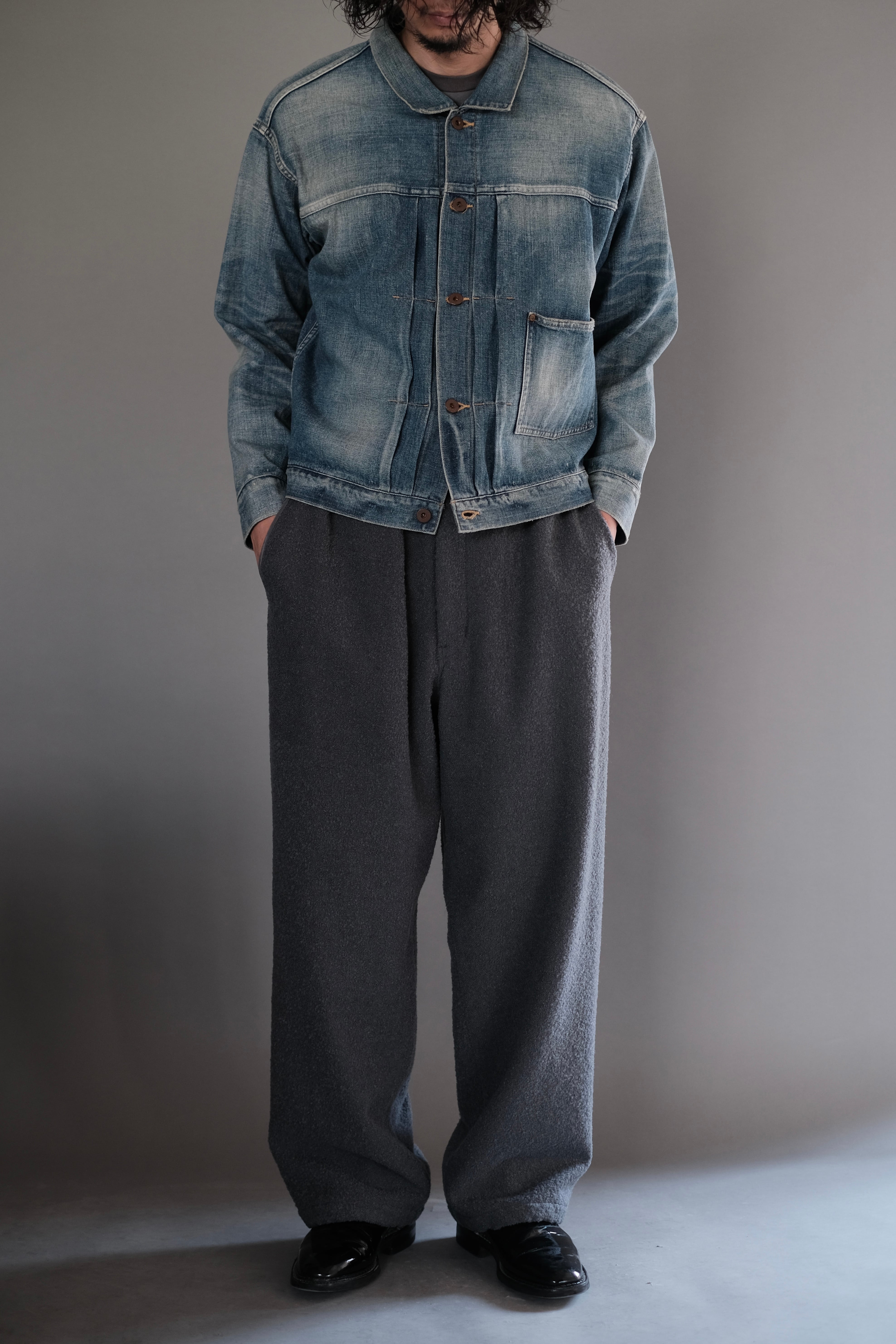 Graphpaper〕Linen Cupro Track Pants 24SS 24SS Graphpaper Linen