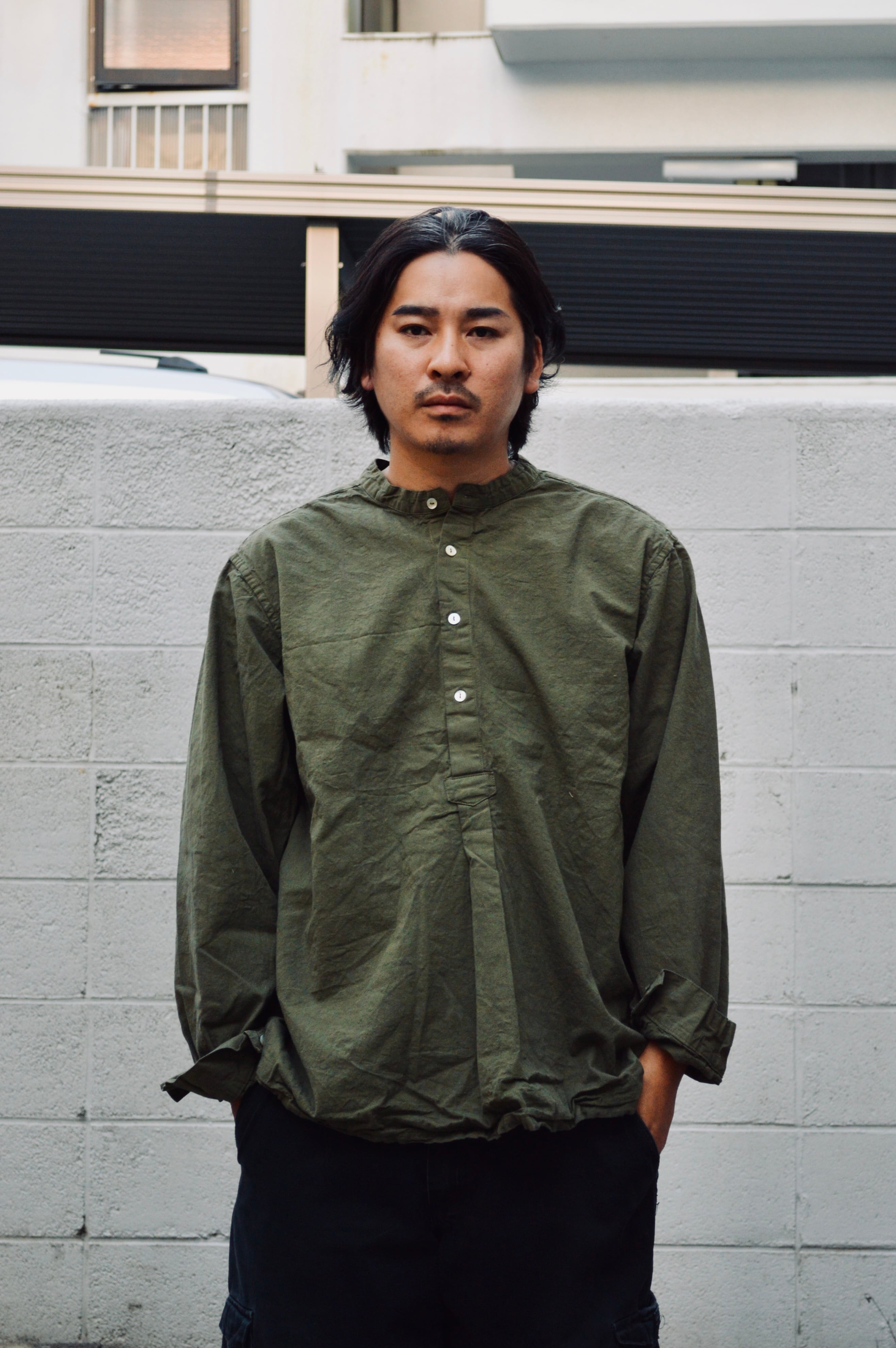 Bulgarian Army 50s reproduction sleeping shirts Dyed Olive
