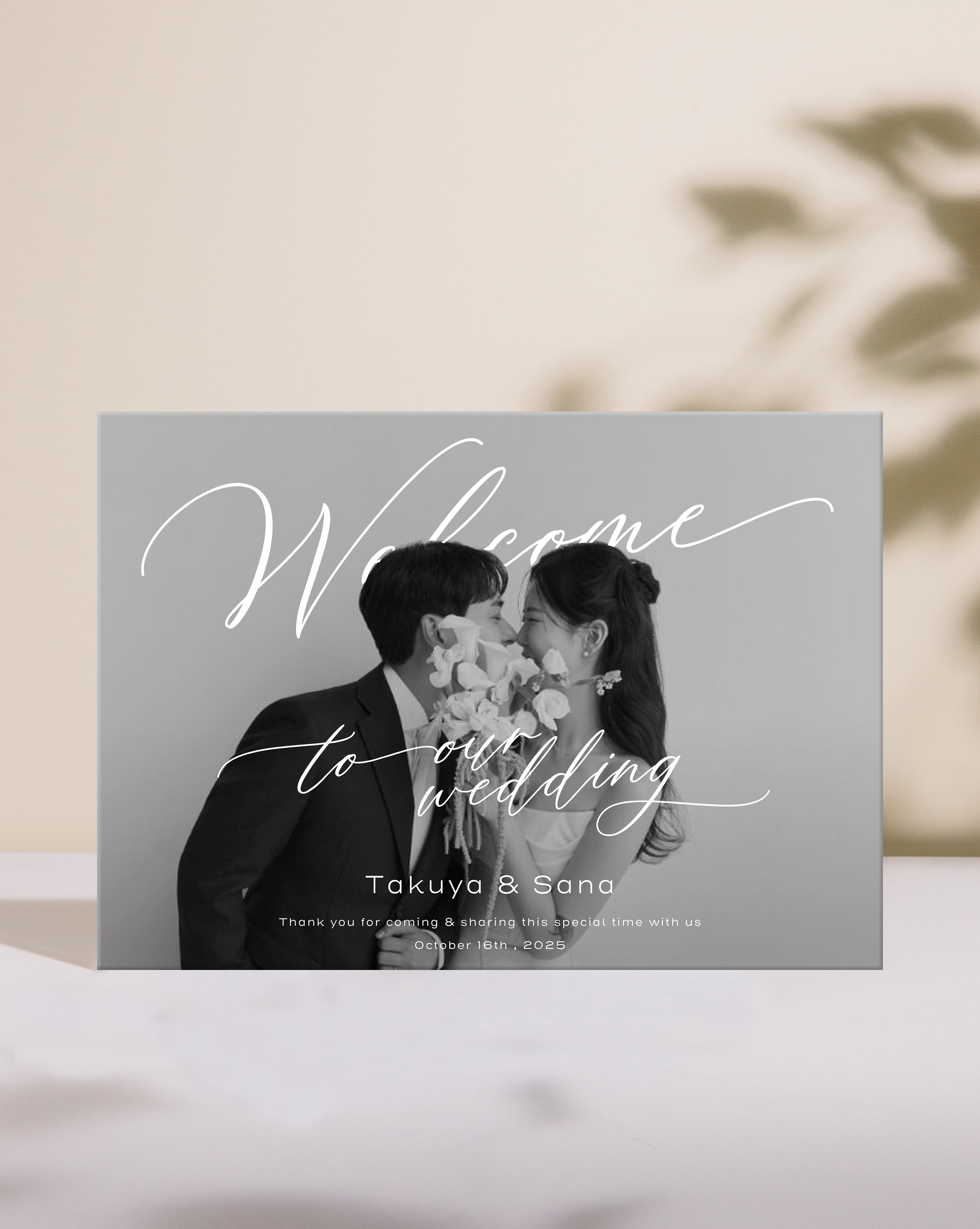 ウェルカムボード | wb25 | studio POPPY | 結婚式ペーパーアイテム