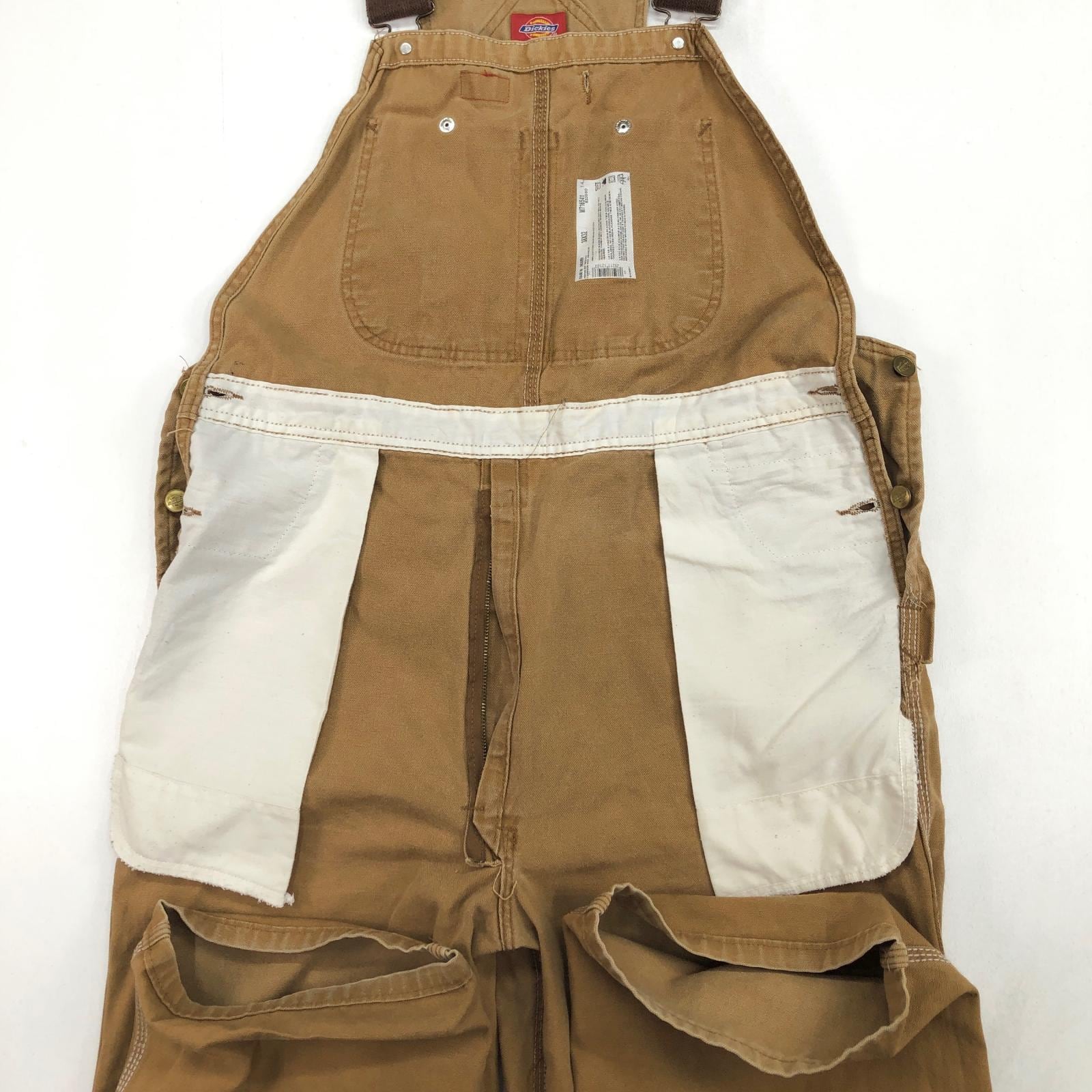 DICKIES ディッキーズ 90- 00年代 ブラウンダック オーバーオール W38