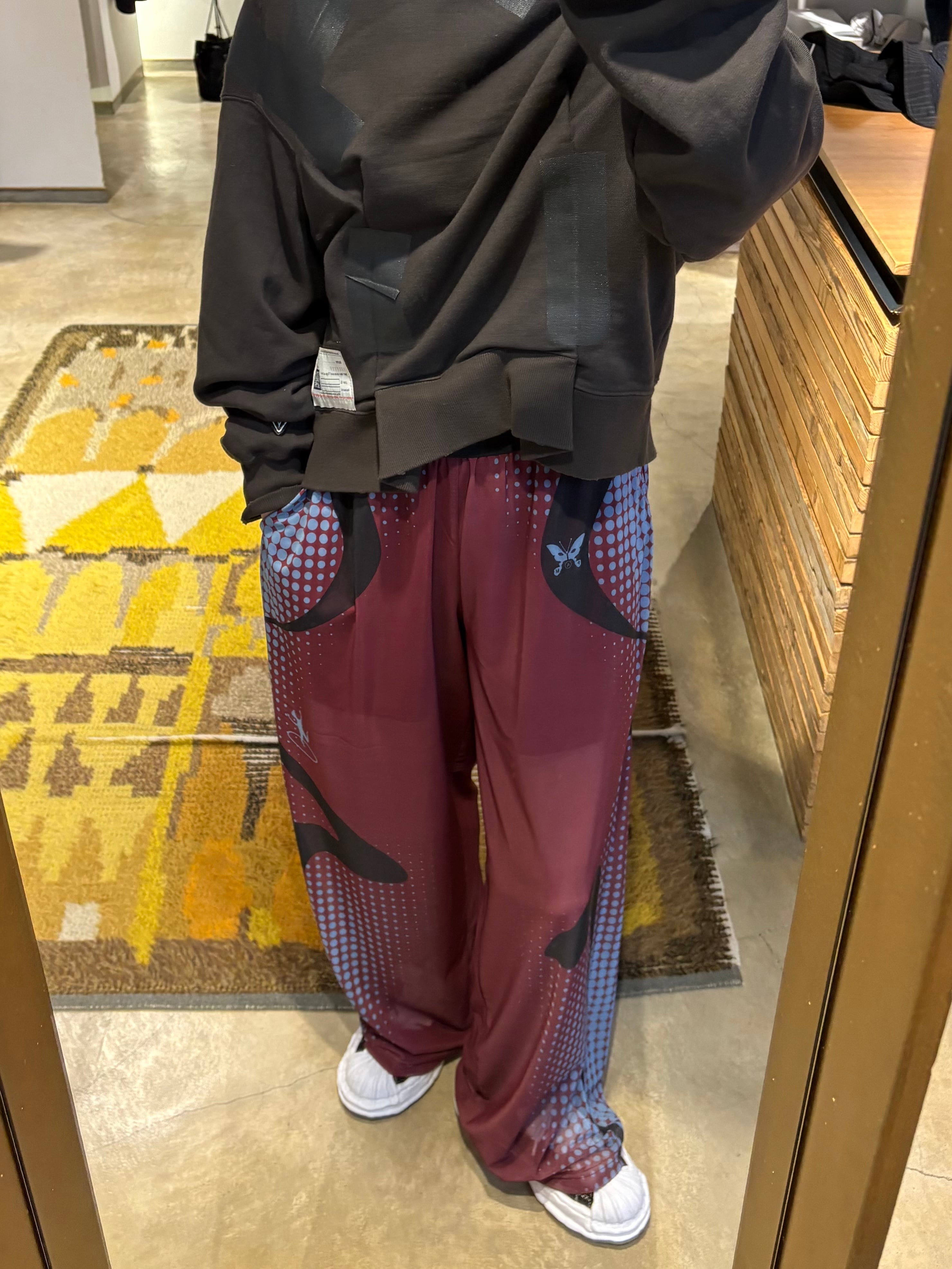 26SS】P.A.M Perks And Mini パークスアンドミニ / STIPPLE MESH PANTS