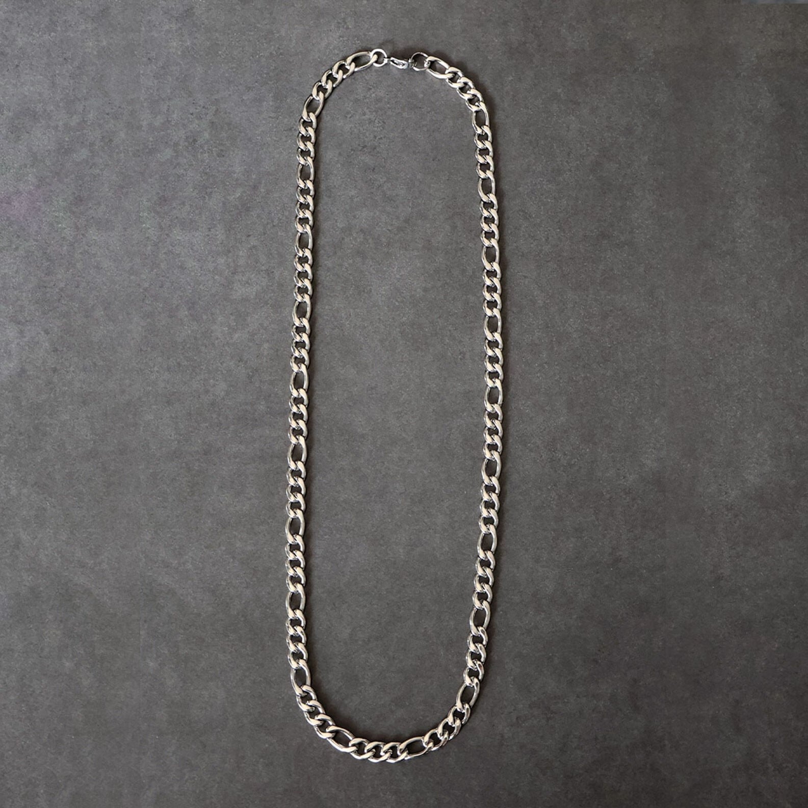 【SELECT】unisex サージカルステンレス 316L　フィガロチェーン　ネックレス　金属アレルギー対応　韓国製