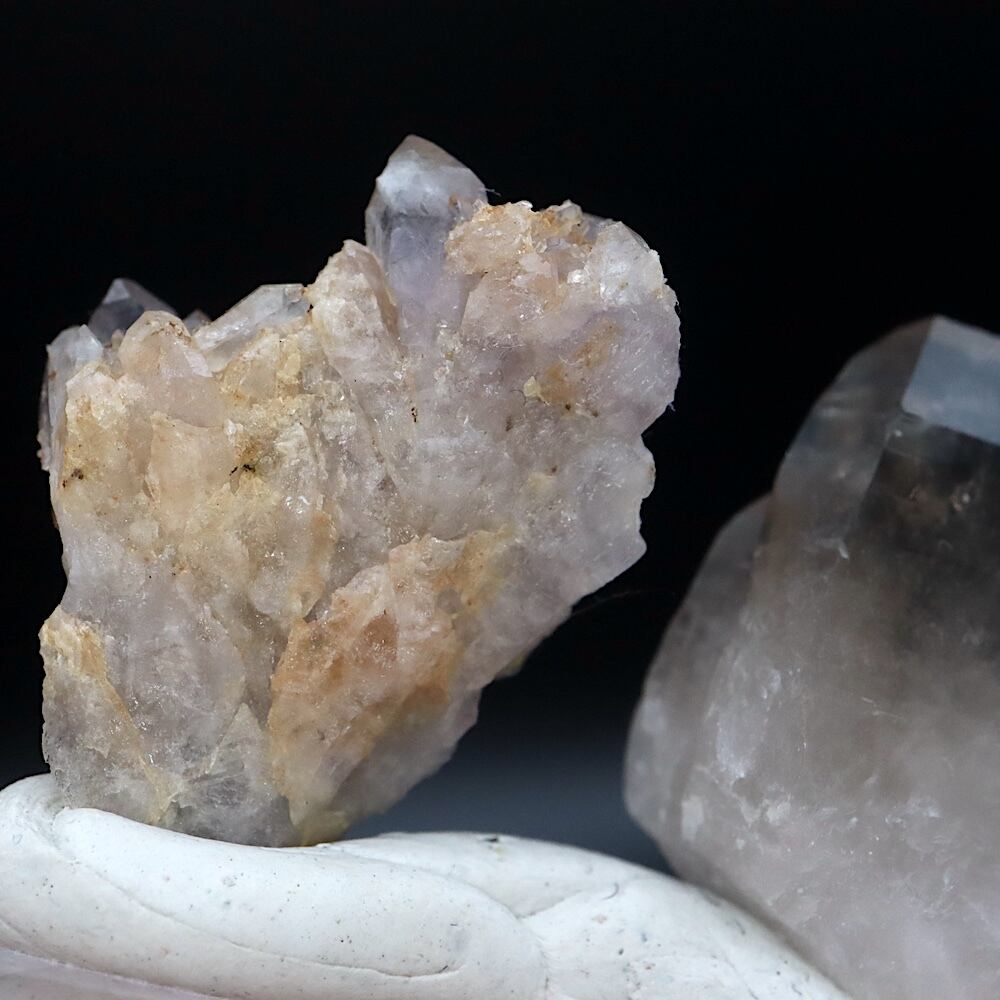 カリフォルニアアメジスト＆スモーキークォーツセット 紫水晶 煙水晶