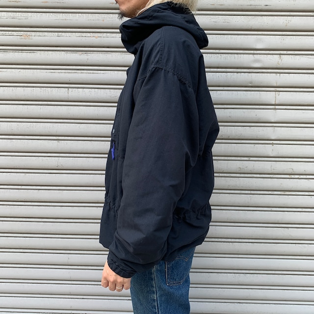 80s patagonia 香港製　バックボウルアノラック　ブラック　M