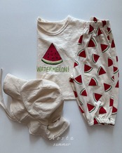 【取寄/韓国直送】Aosta 26/SM スイカTシャツ｜夏服｜韓国子供服