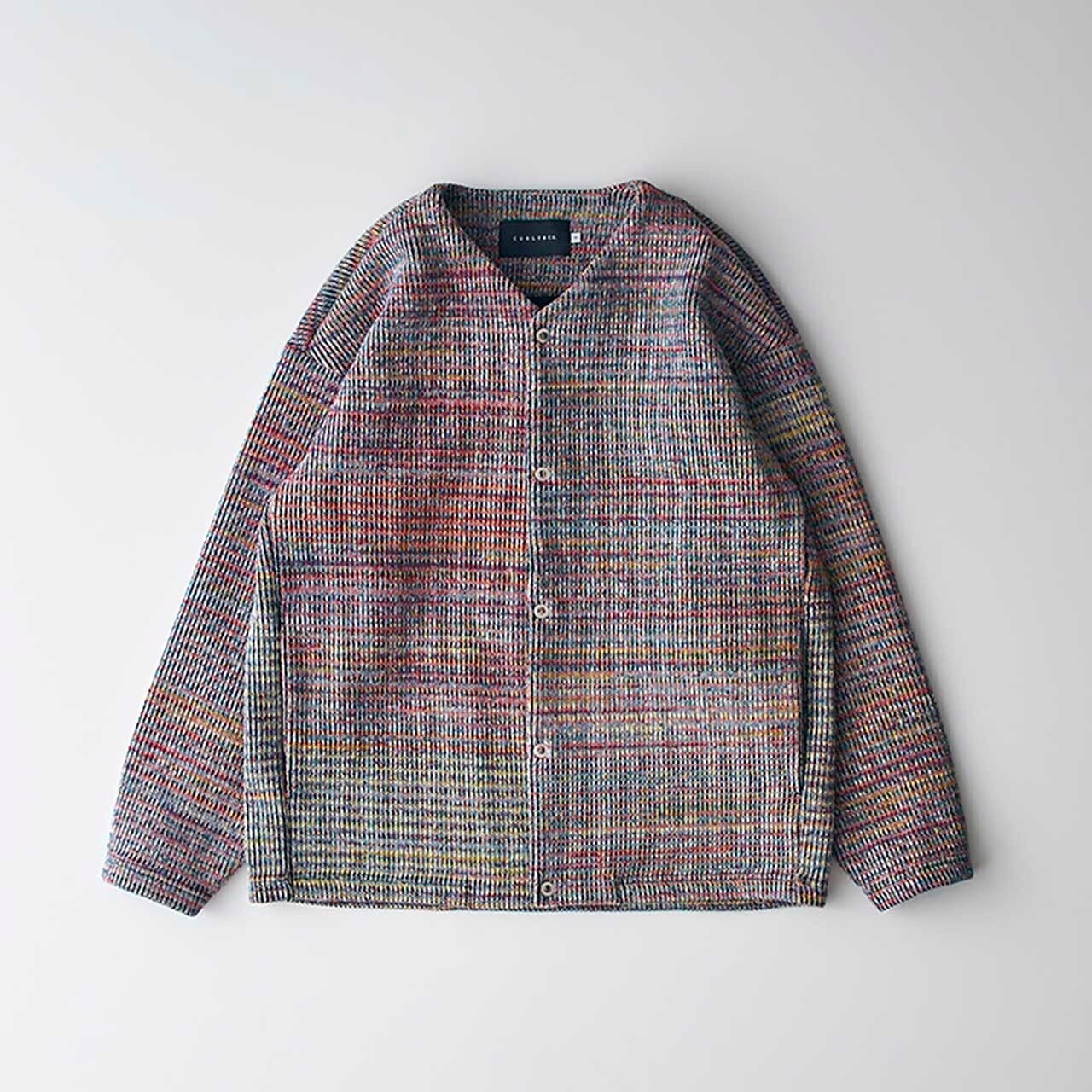 CURLY&Co./MIX COTTON KNIT JACKET -multi-