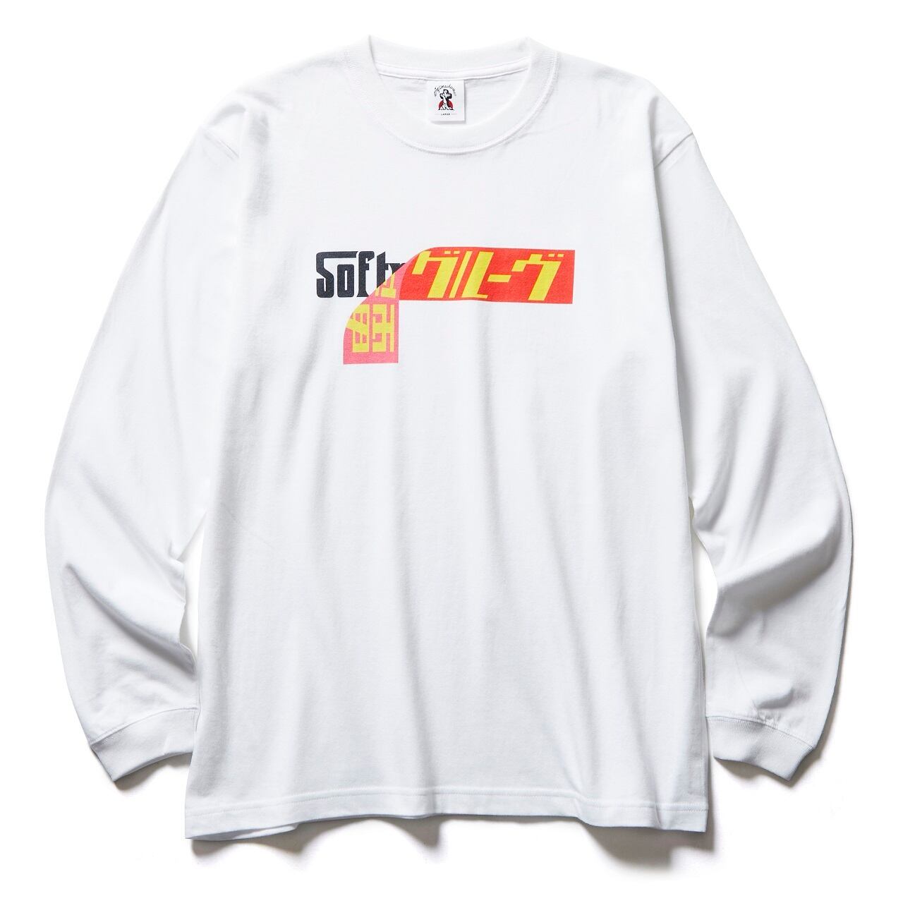 PEELING LOGO L/S（WHITE）