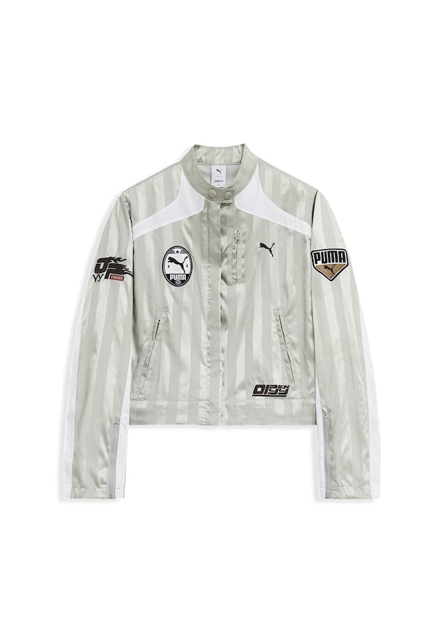 [OPEN YY] PUMA x OPEN YY RACING JACKET, BEIGE 正規品 韓国ブランド 韓国通販 韓国代行 韓国ファッション オープン ワイワイ 日本 店舗