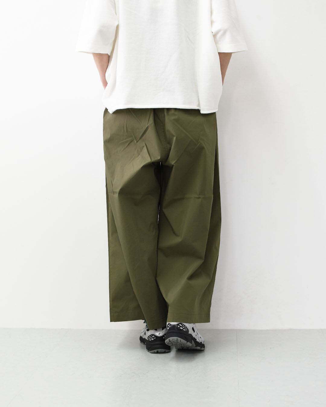 DANTON [ダントン] W CROPPED WIDE PANTS [DT-E0295CBD] クロップ