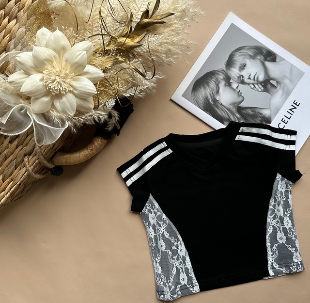 《即納》〜 side lace line tops 〜