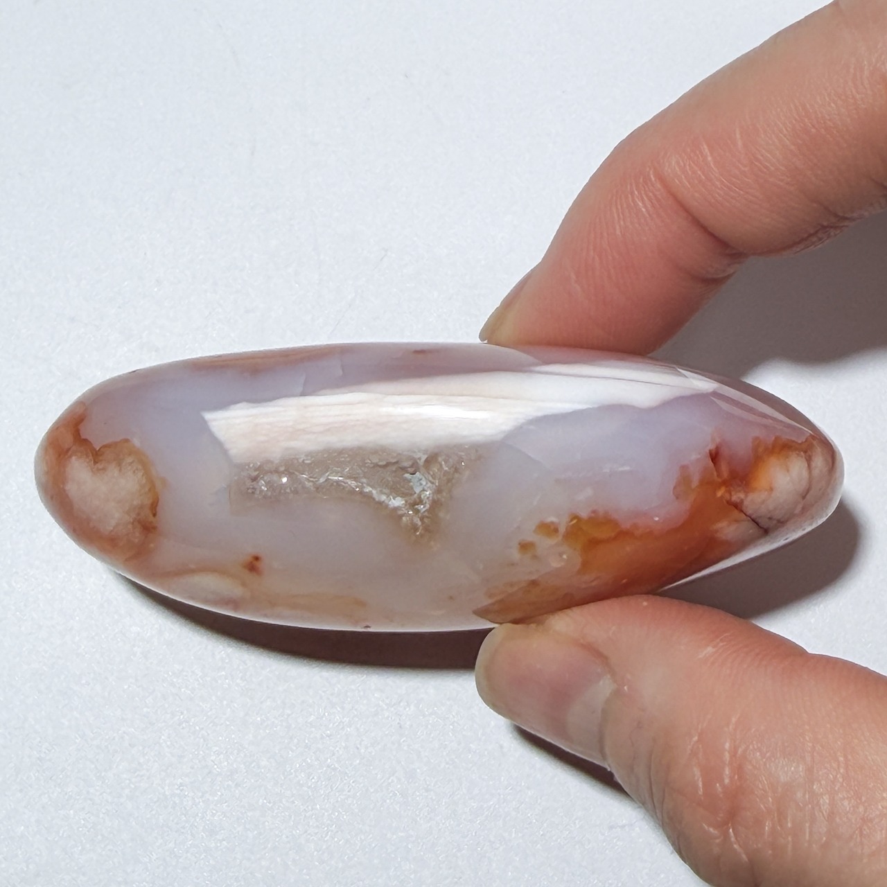 カーネリアンフラワーアゲート01 パーム ＊ 天然石