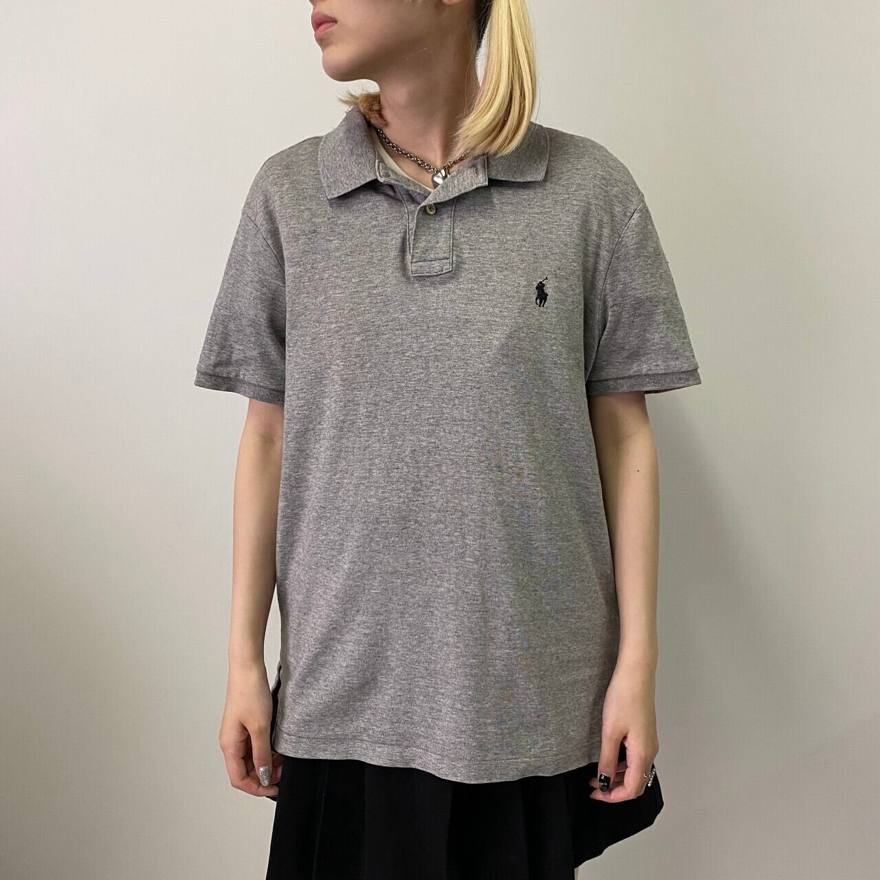 ⭐︎RALPH LAUREN⭐︎ 新品メンズポロシャツ　グレー　タグ付き　Mサイズ 楽天市場】ラルフローレン ボーイズ ワンポイント ポロシャツ 半袖