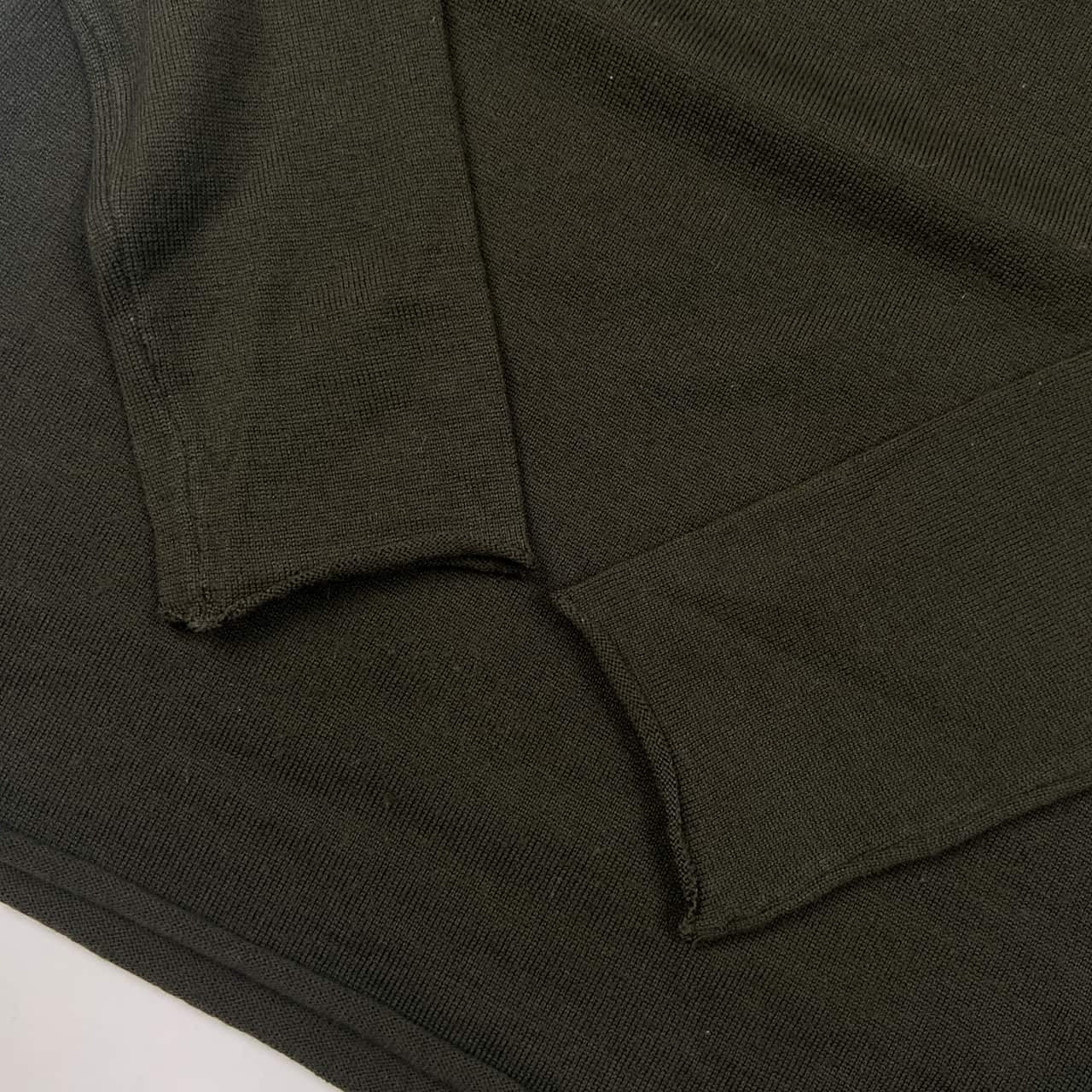 イタリア製 Neil Barrett ニールバレット タートルネック 長袖 ウール ニット セーター S/ダークグリーン系 メンズ