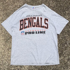 【Lサイズ】90's NFLオフィシャル シンシナティ ベンガルズ 古着 Tシャツ　Russell Athletic