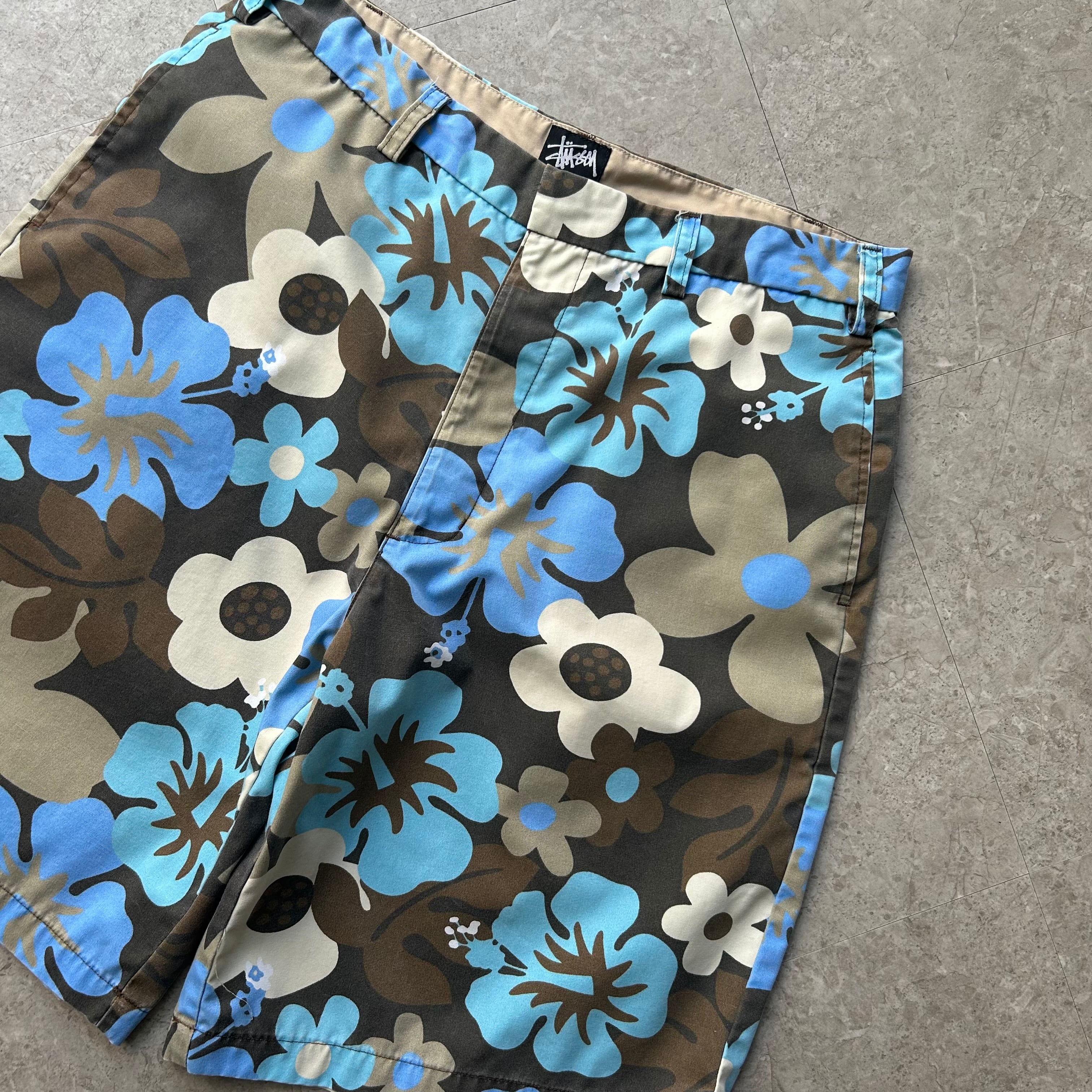 00s old STUSSY flower pattern chino buggy pants【仙台店】 | What'z up