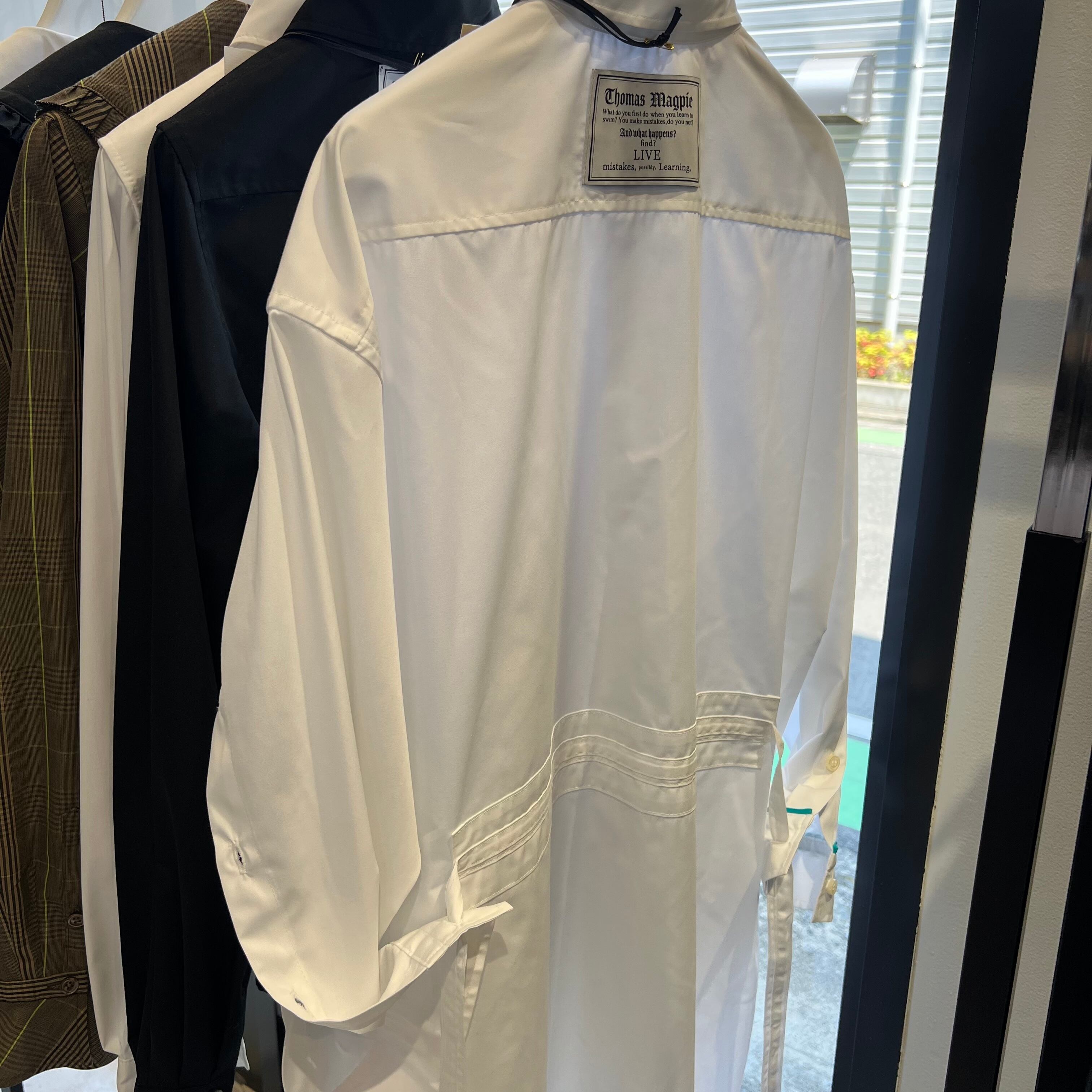 予約販売【 THOMAS MAGPIE 】long design shirt (2223401) | LARACROFT