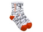  Line Camo Socks (White/Orange)