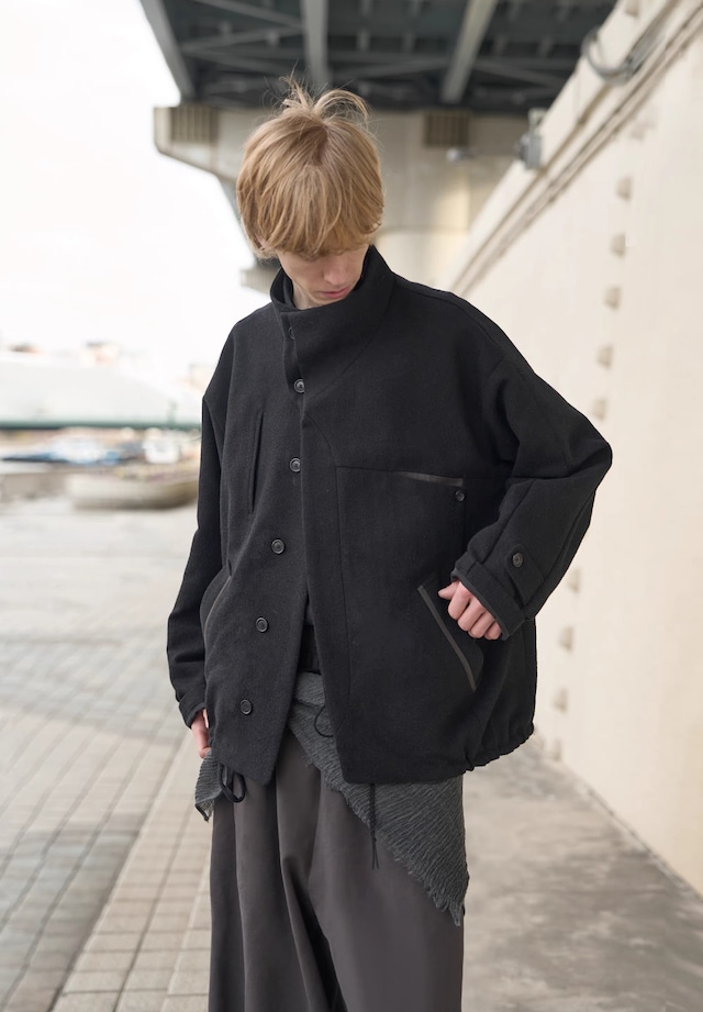 DECESOLO 26SS マルチポケットスタンドカラージャケット