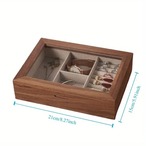 アクセサリーケース ジュエリーボックス コレクション 整理 収納 ディスプレイ インテリア 雑貨 北欧 ナチュラル モダン 蓋付き 木製 アクセサリー ジュエリー 指輪 リング ブレスレット ギフト