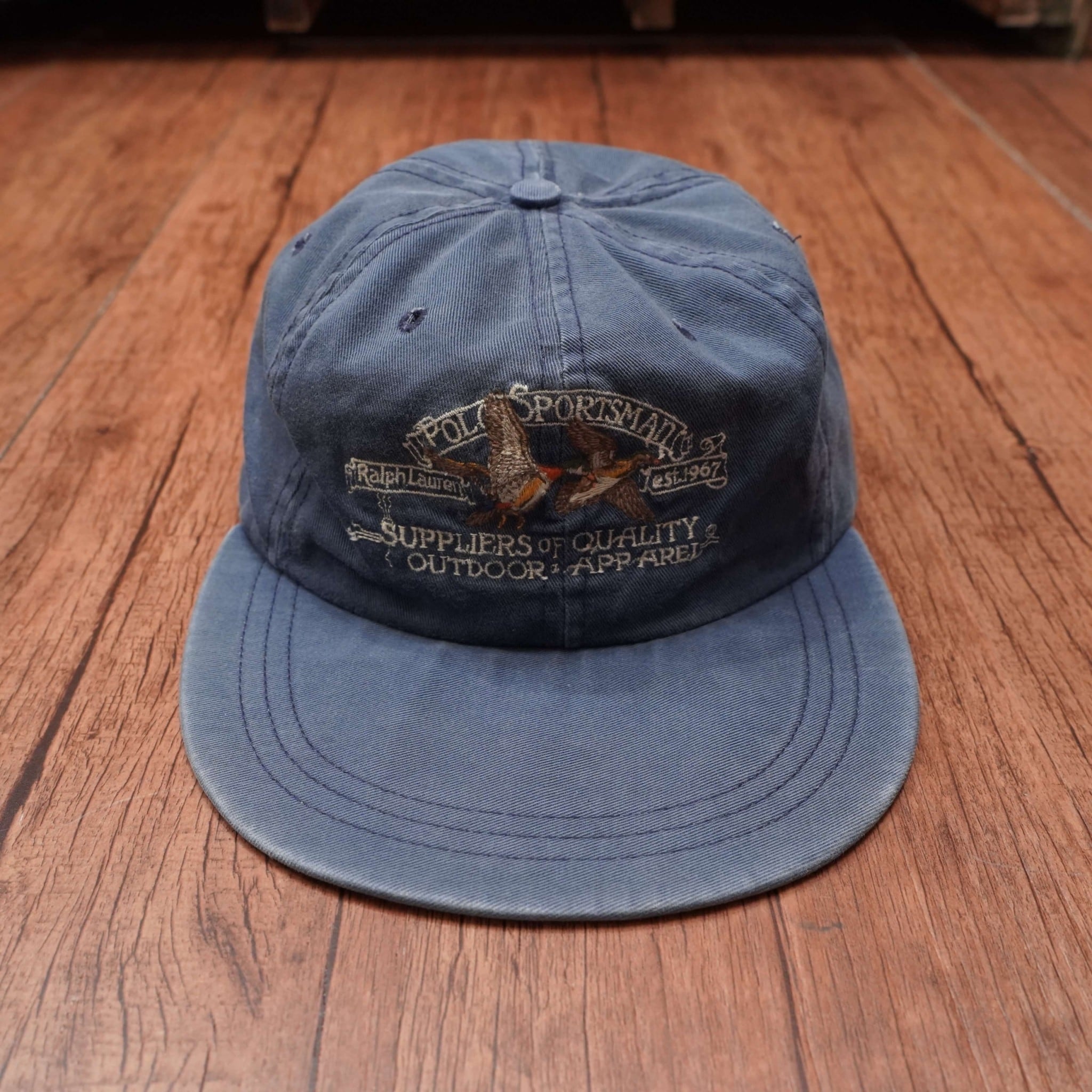 90s ralphlauren polosportsman fitted cap L/ラルフローレン ポロ