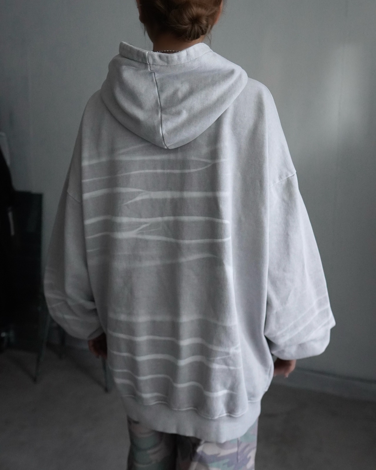 【unused.lab】design Washing process patchBIG PK/sandgray