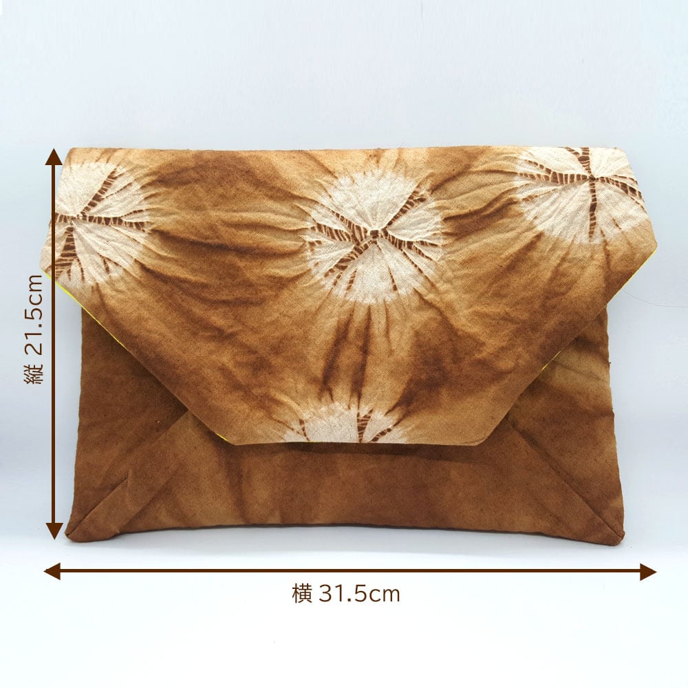 伝統とモダンの数寄屋袋 - 数寄屋 de manimani <柿渋絞り染め> │ 雲ゐ