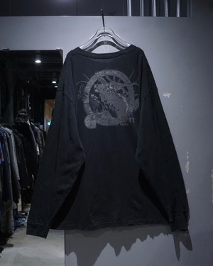 【add (C) vintage】“Carhartt” Beautiful“Boro” Loose L/S  T-Shirt