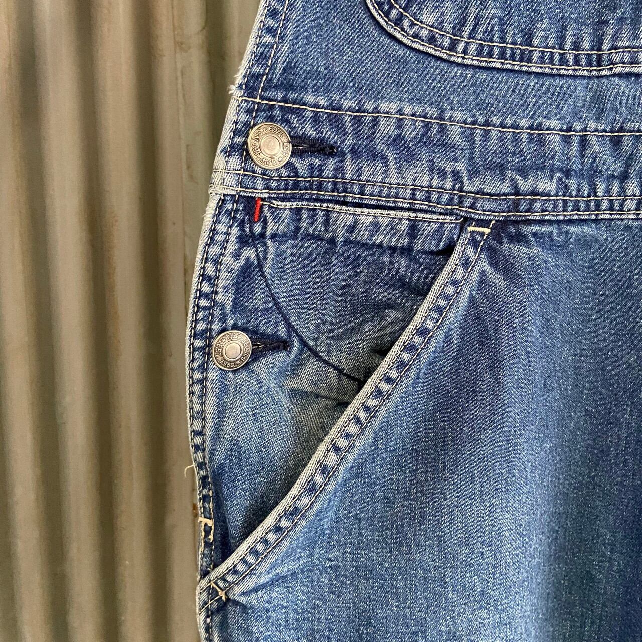 90年代 GAP オールドギャップ デニム オーバーオール メンズw38相当