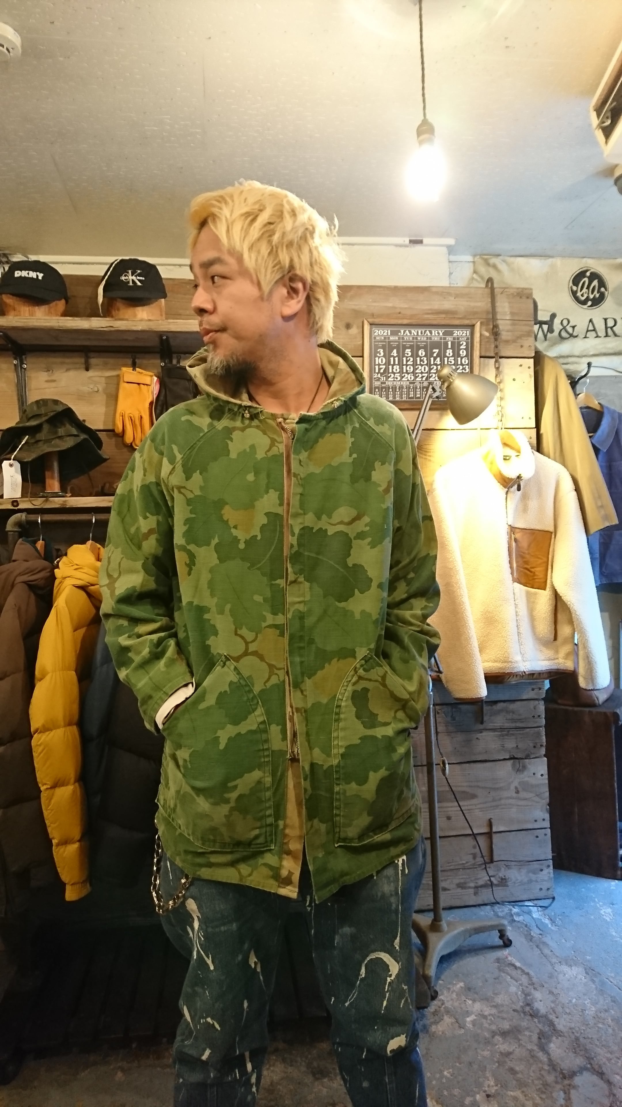 【スペシャル】60’S ミッチェル迷彩　ミリタリージャケット スペシャル】60'S ミッチェル迷彩ミリタリージャケット