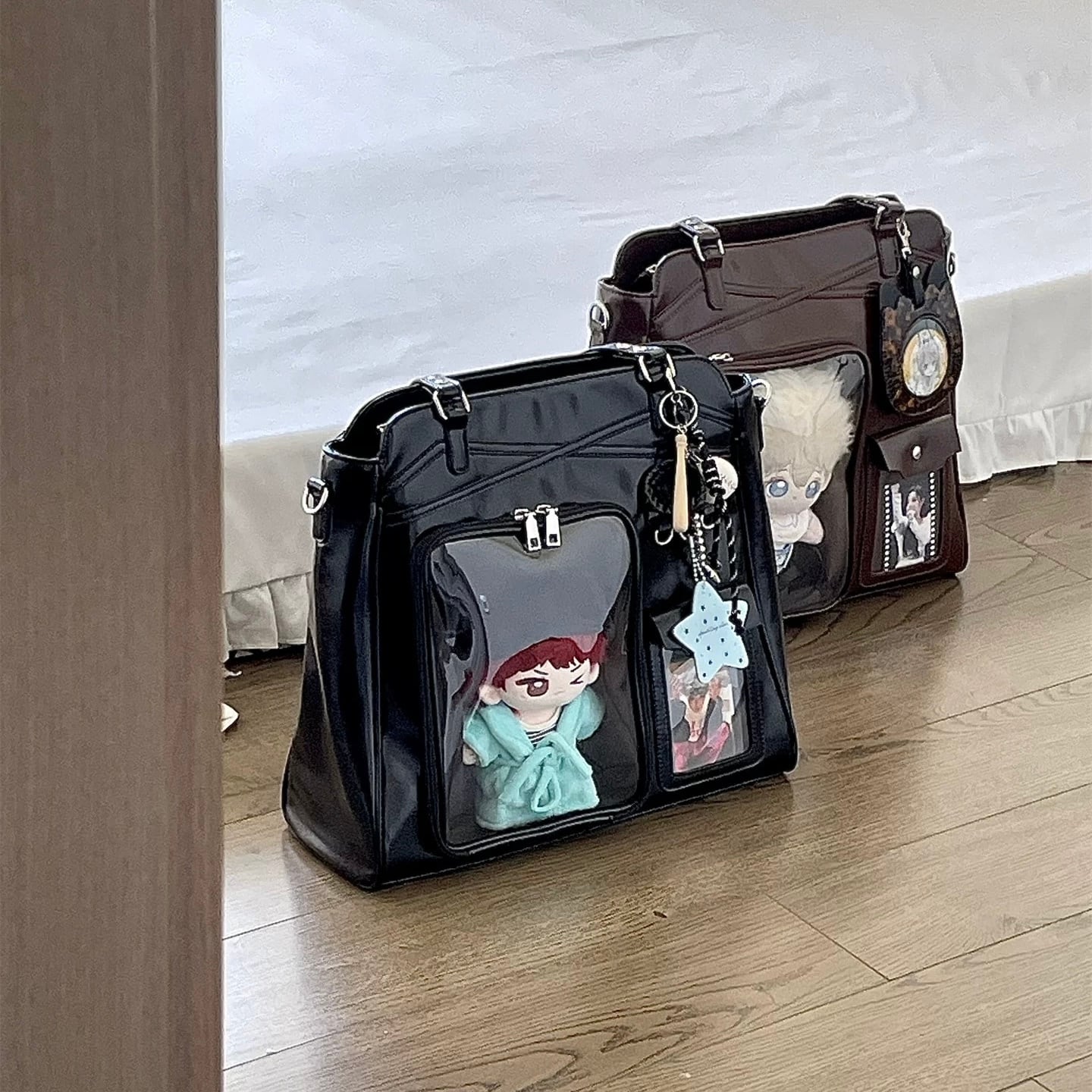✿20cmぬいぐるみ用 2WAYリュック/ショルダーバッグ 痛バッグ ぬい