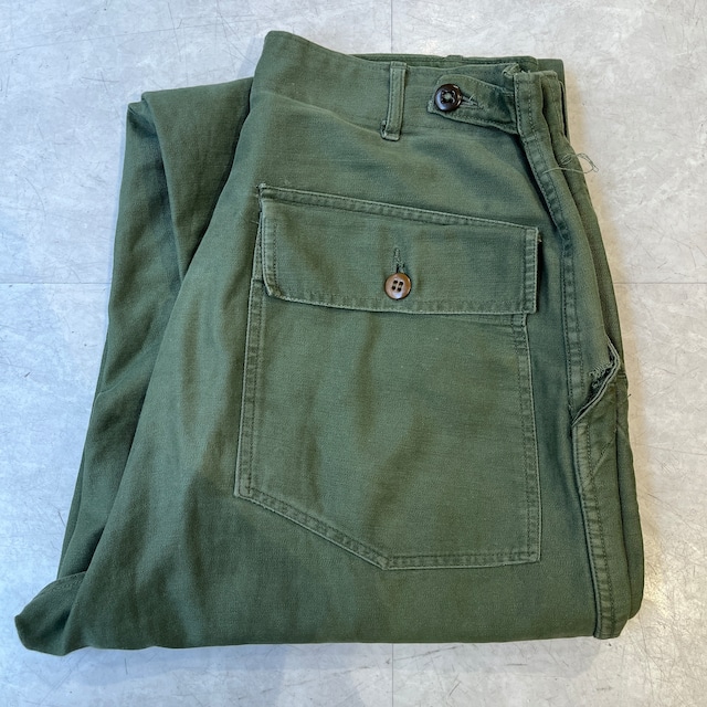 50s〜60s US ARMY Baker Pants 50～60年代 アメリカ軍 ベイカーパンツ サイドアジャスター 尿素ボタン