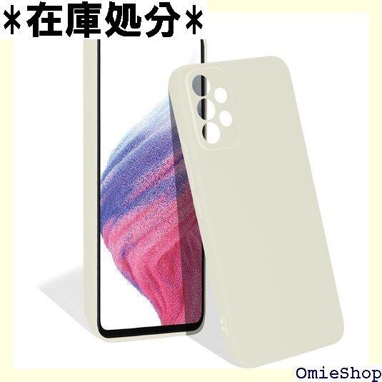 Samsung Galaxy A53 ケース 耐衝撃 TPU 軽量 シリコン ギャラクシーA53 スマホケース 薄型 保護カバー 携帯カバー レンズ保護 ストラップホール 滑り止め SamsungGalaxyA53 ケース アンティークホワイト 574
